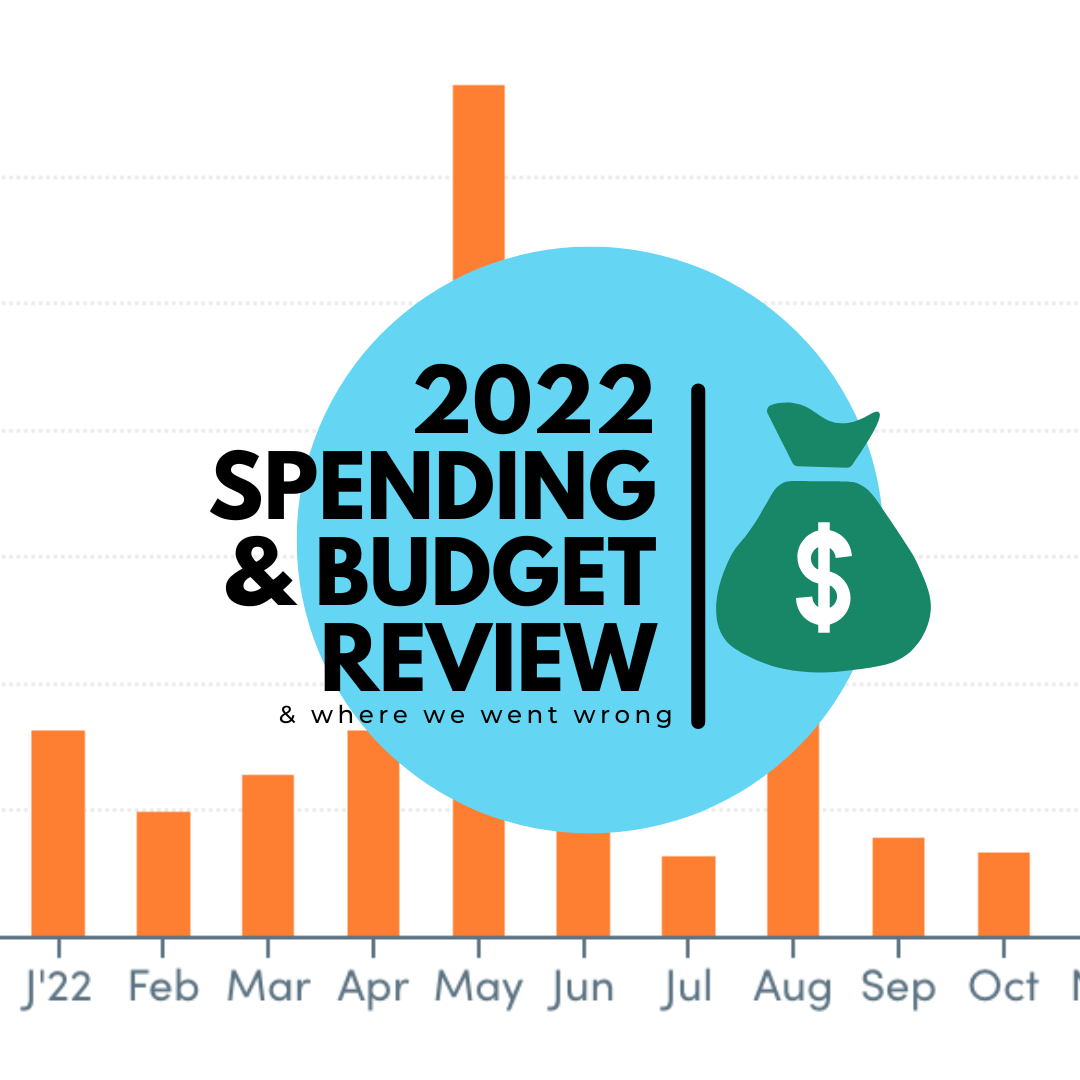 A spending and budget review is a powerful way to figure out what went right and what went wrong. Here's what our spending and budget review looks like for 2022.