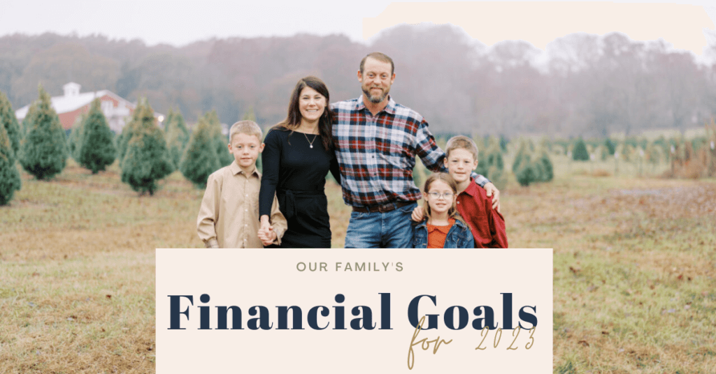 Need help sticking to your financial goals in 2023? Here's my family actual financial goals for 2023 including one that we're not sure we can achieve!