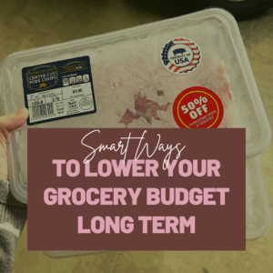 Let's look at some wasy to lower your grocery budget for the long term - not just the here and now. This is how we keep our grocery budget low.