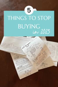Want to save money? Here’s a list of 5 things to stop spending money on in 2023. There are easy ways to cut back on purchases.