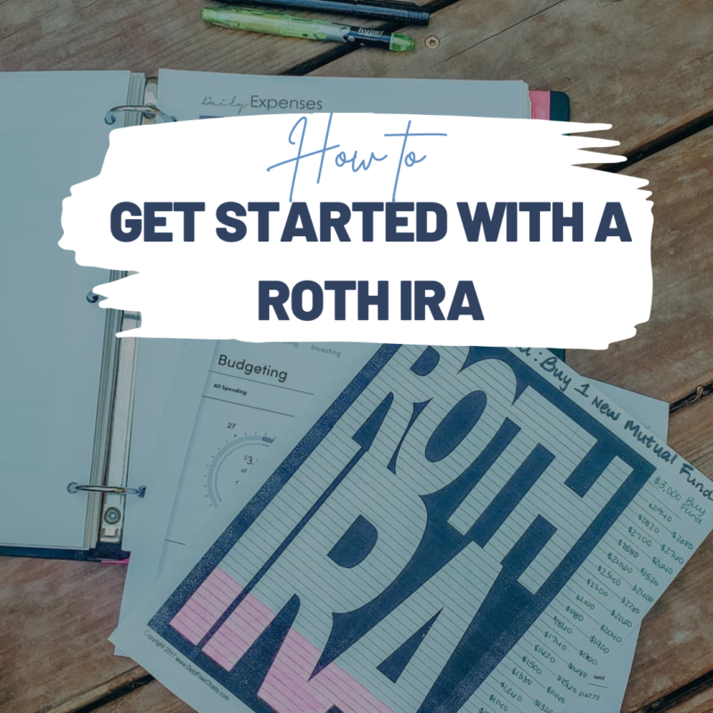 Investing can be scary but it's a worthwhile endeavor. If you're wondering how to get started with a Roth IRA this will guide you in setting it up.