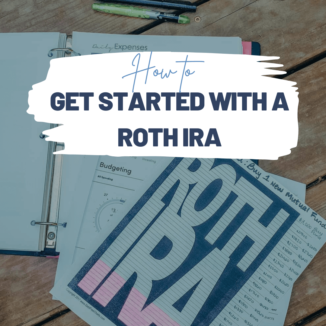 Investing can be scary but it's a worthwhile endeavor. If you're wondering how to get started with a Roth IRA this will guide you in setting it up.
