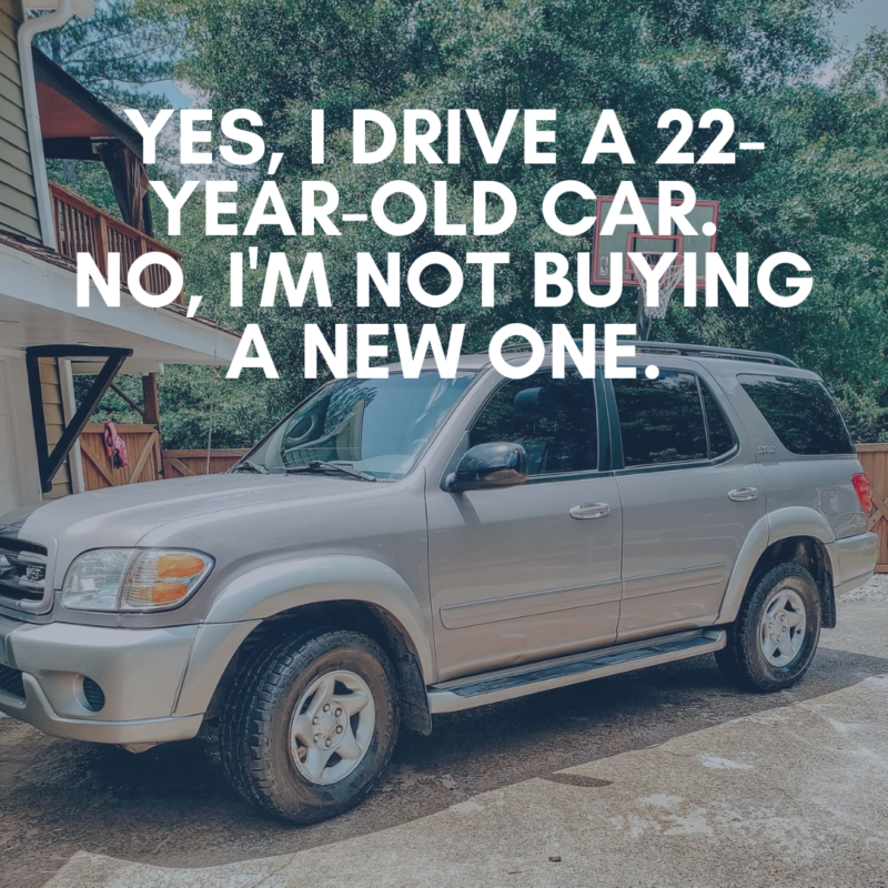 Is driving an old car worth it? Is it safe? I intentionally drive an old car. Here are my thoughts on why you should too and how to afford it.