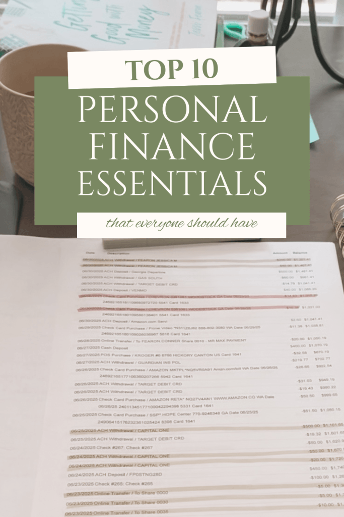 Learn the personal finance essentials every family should have, including budgeting, emergency savings, life insurance, retirement planning, cash flow tracking, and more with this simple financial checklist.